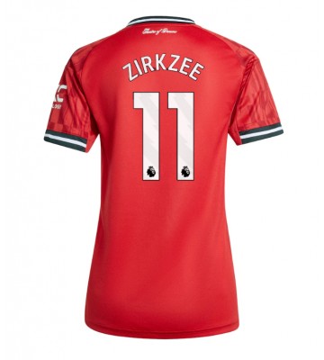 Manchester United Joshua Zirkzee #11 Replika Hemmatröja Damer 2025-26 Kortärmad